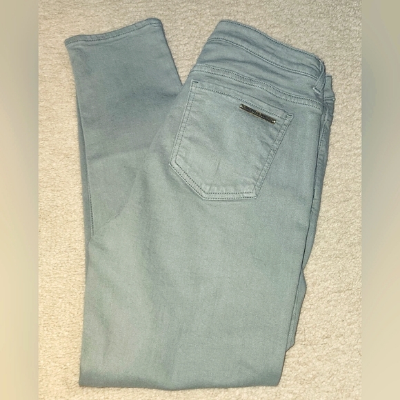 MICHAEL KORS Size 6 Colored JEANS GREAT COLOR! Green army military - Picture 1 of 13
